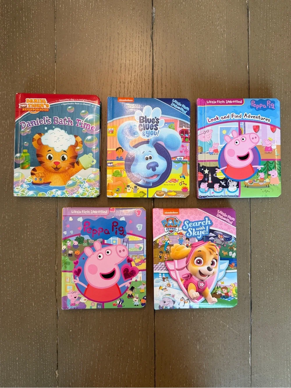 Toddler Books Bundle: Daniel Tiger, Peppa, Blues Clues & Paw Patrol Board Books